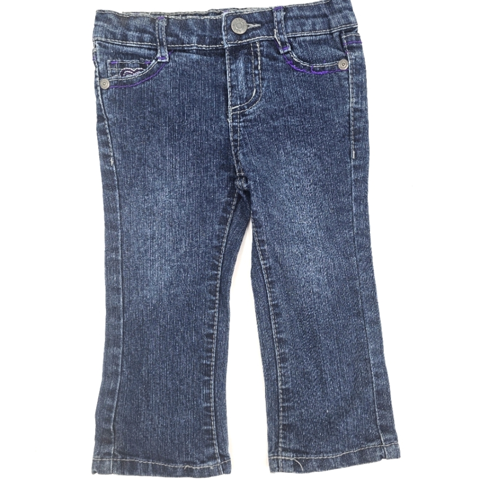 Arizona Jean Company Girl Blue Kids Jeans Size 12-18 Months
